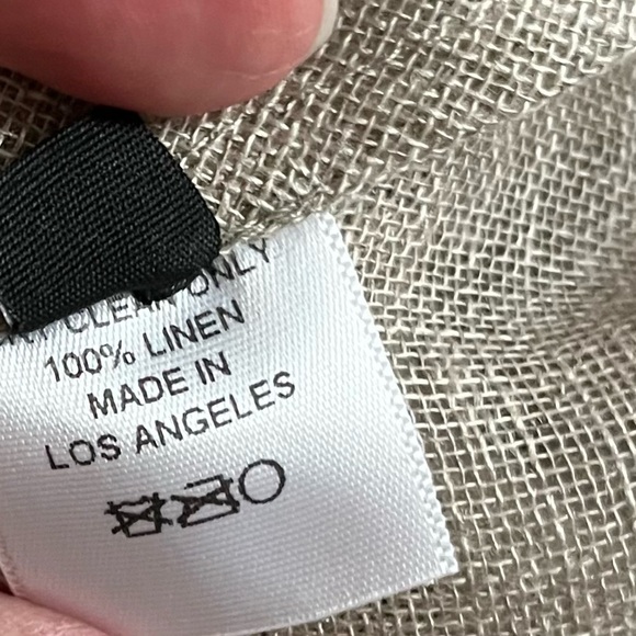 Trista + Tristan Kristine Megrikian Stunning Avante Garde Linen Dress Size 8 EUC - Picture 9 of 16